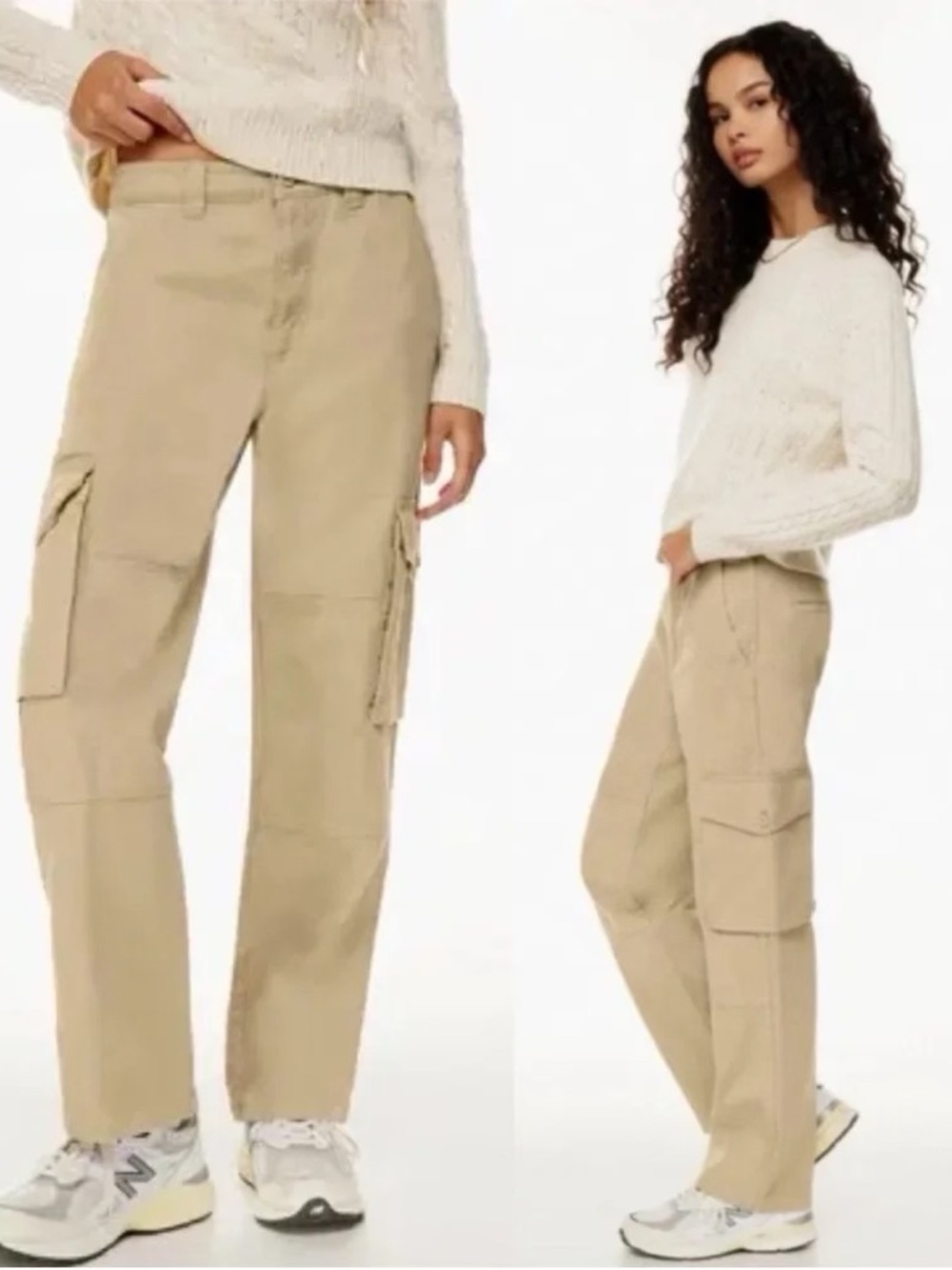 Aritzia Tna Troop Cargo Pant Humus Beige Size 2
